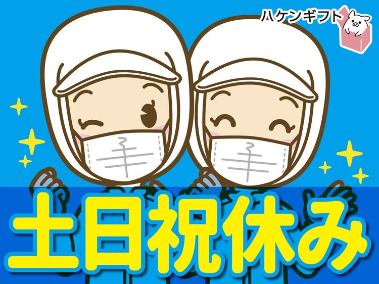 製薬工場で製品の検査・梱包　土日祝休み